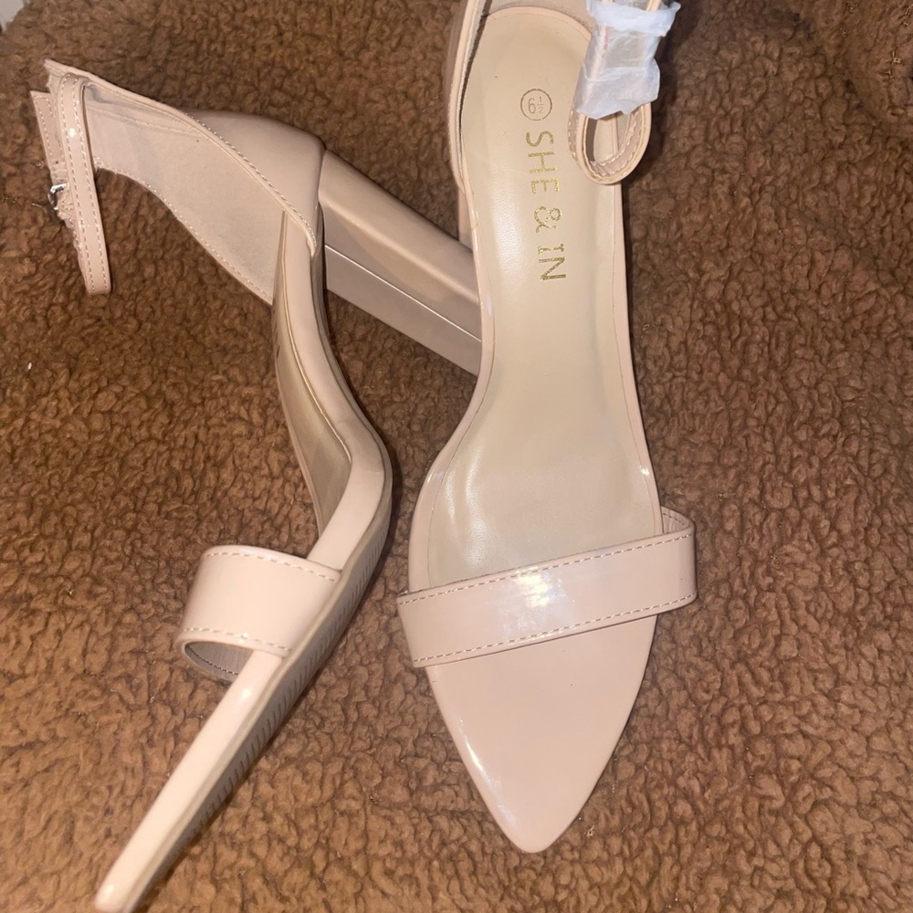 Nude never worn shein heels